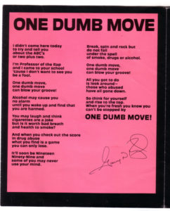 One Dumb Move - Inside left