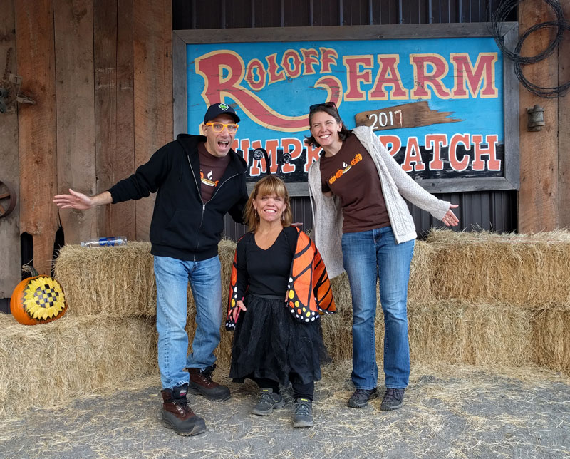 Amy Roloff in Butterfly Costume