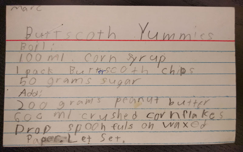 Buttscoth Yummies Recipe