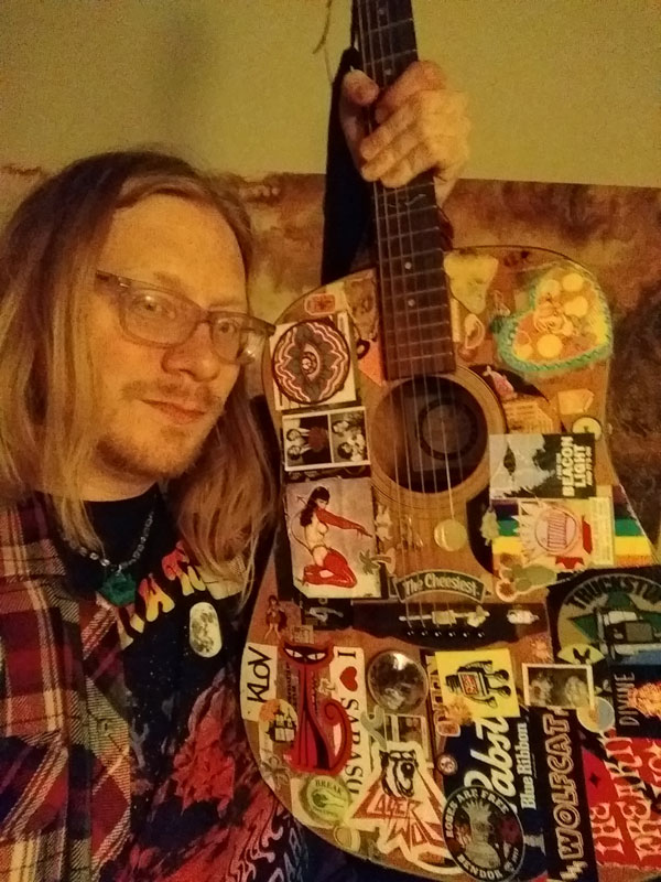 Timb and his guitar
